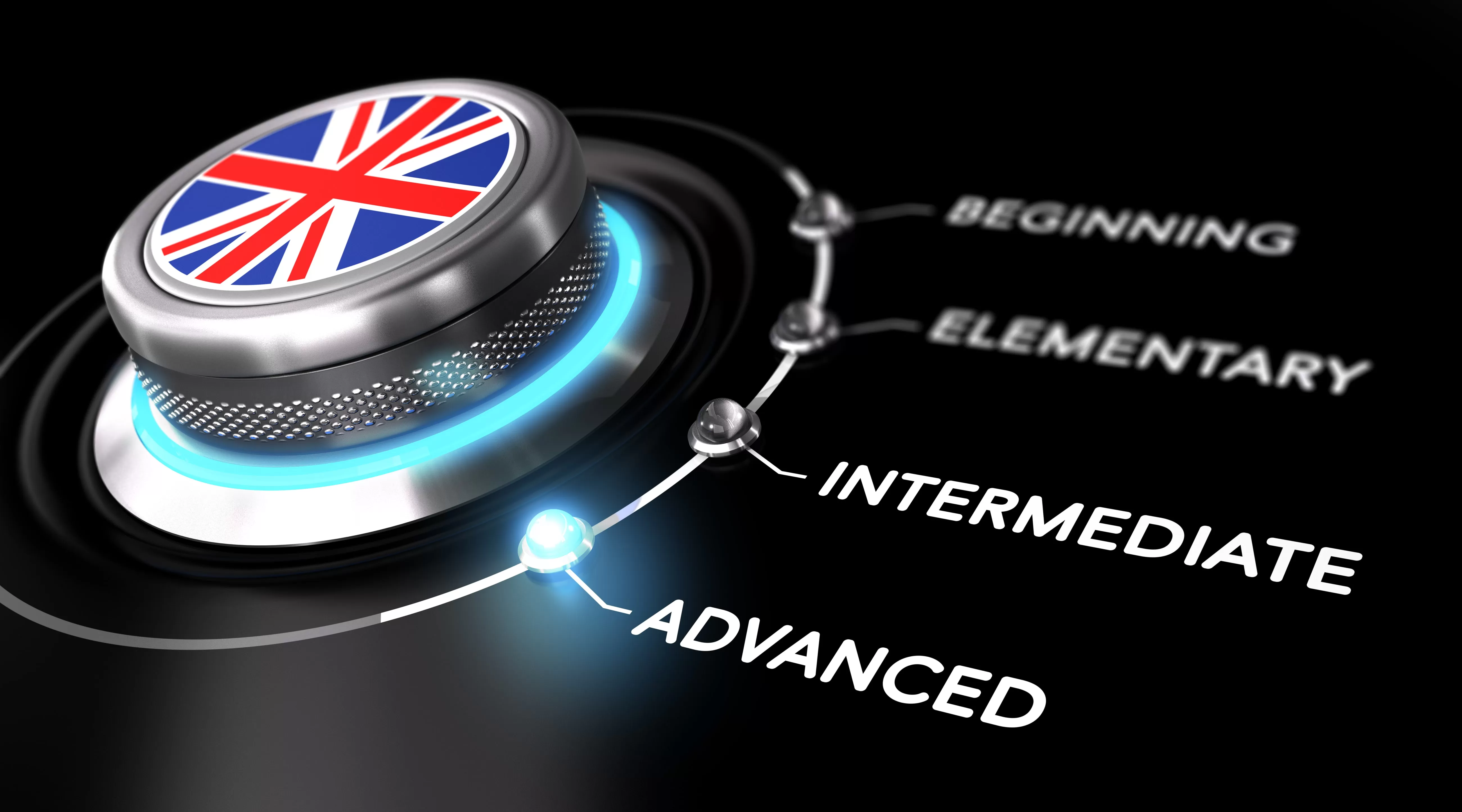 modern-switch-pointing-word-advanced-black-background-concept-english-courses-language-skill-level-min