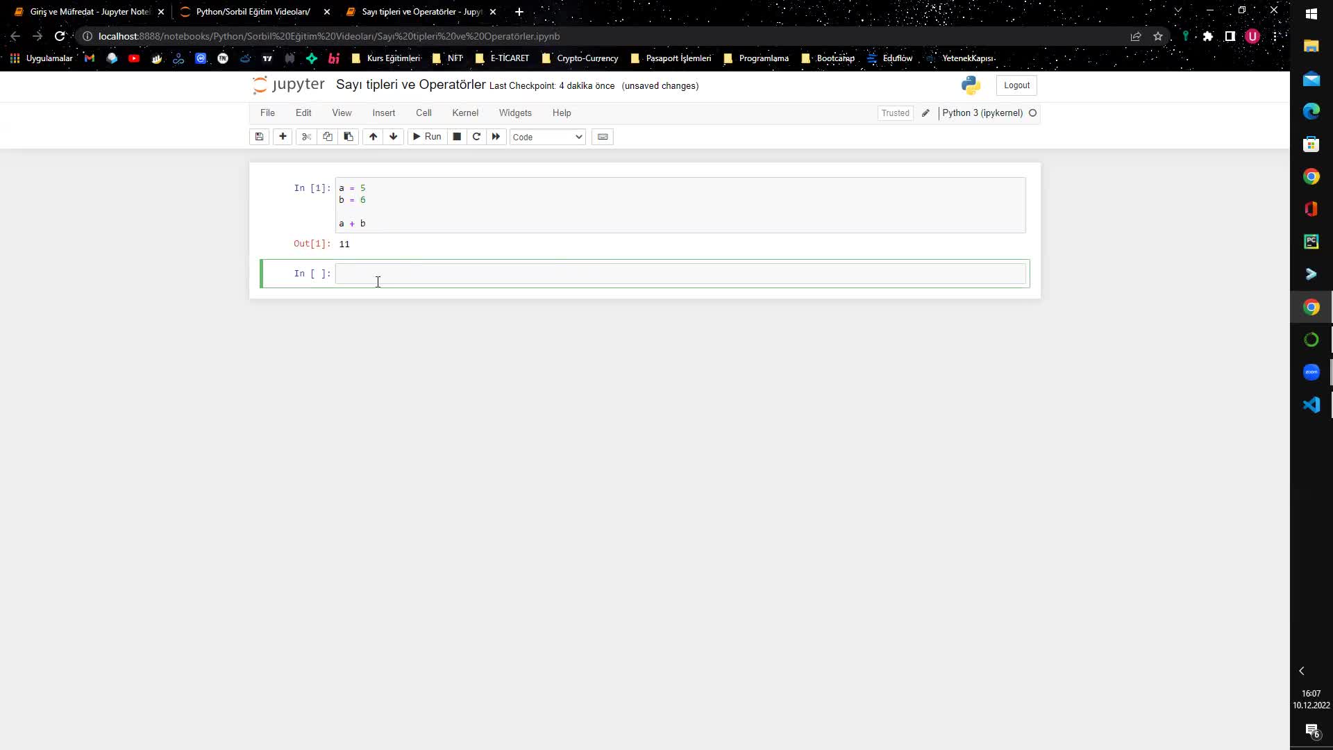 6- Matematik Operatörleri