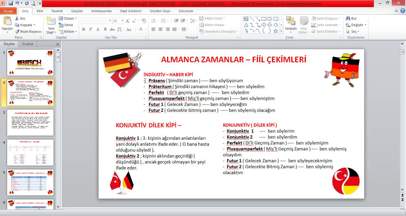 1- Şimdiki Zamanın Hikayesi