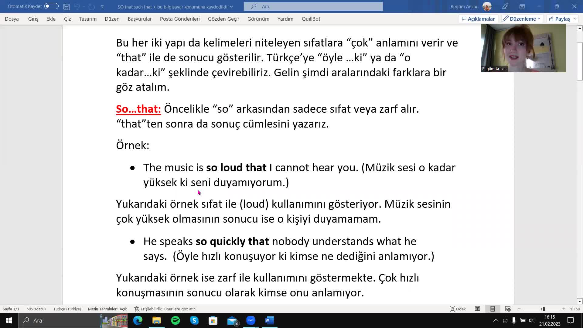 13. So...That Such...That