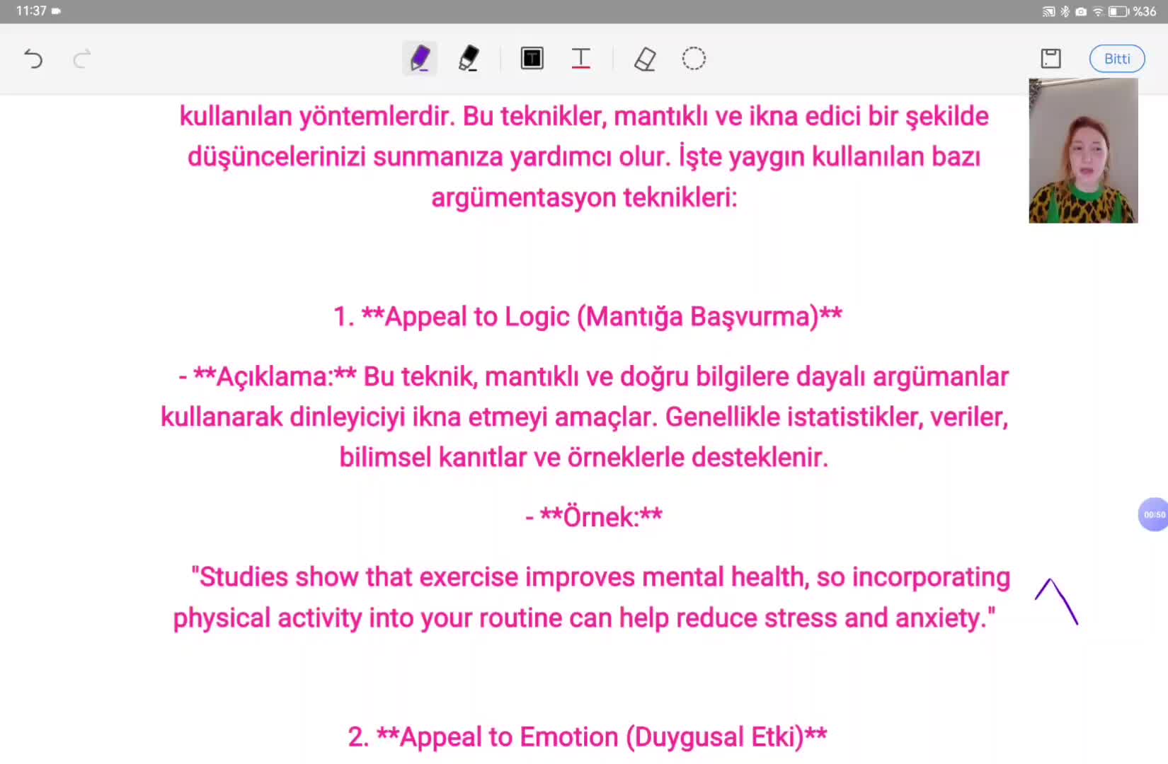 10 - Argümantasyon Teknikleri