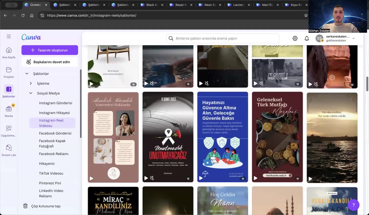 12- Canva - Instagram Reels Video Üretimi