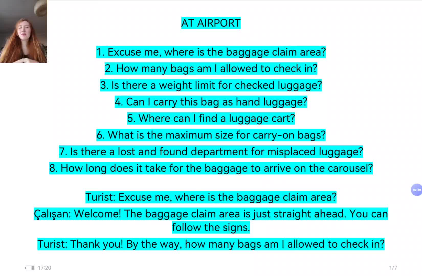 9 - At airport