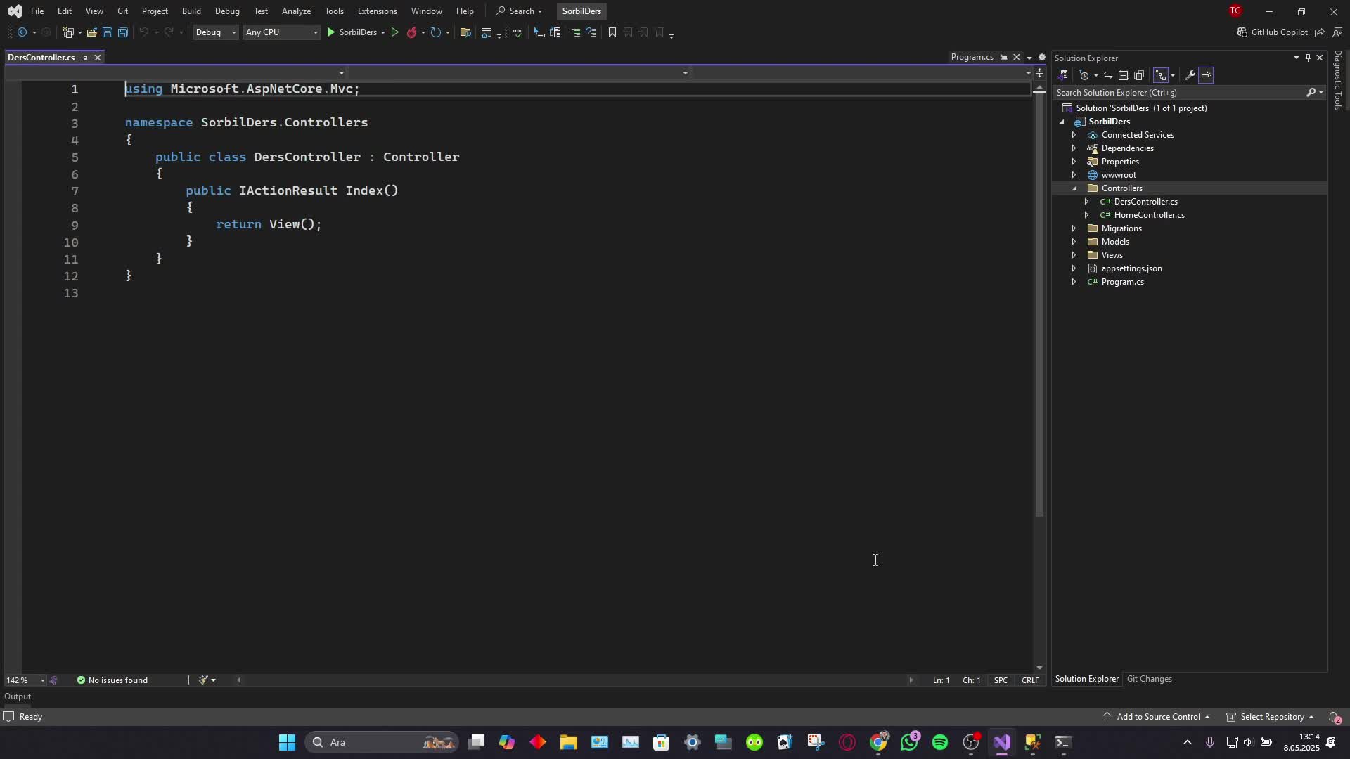 4- Controller Oluşturma ve Ürün Listeleme