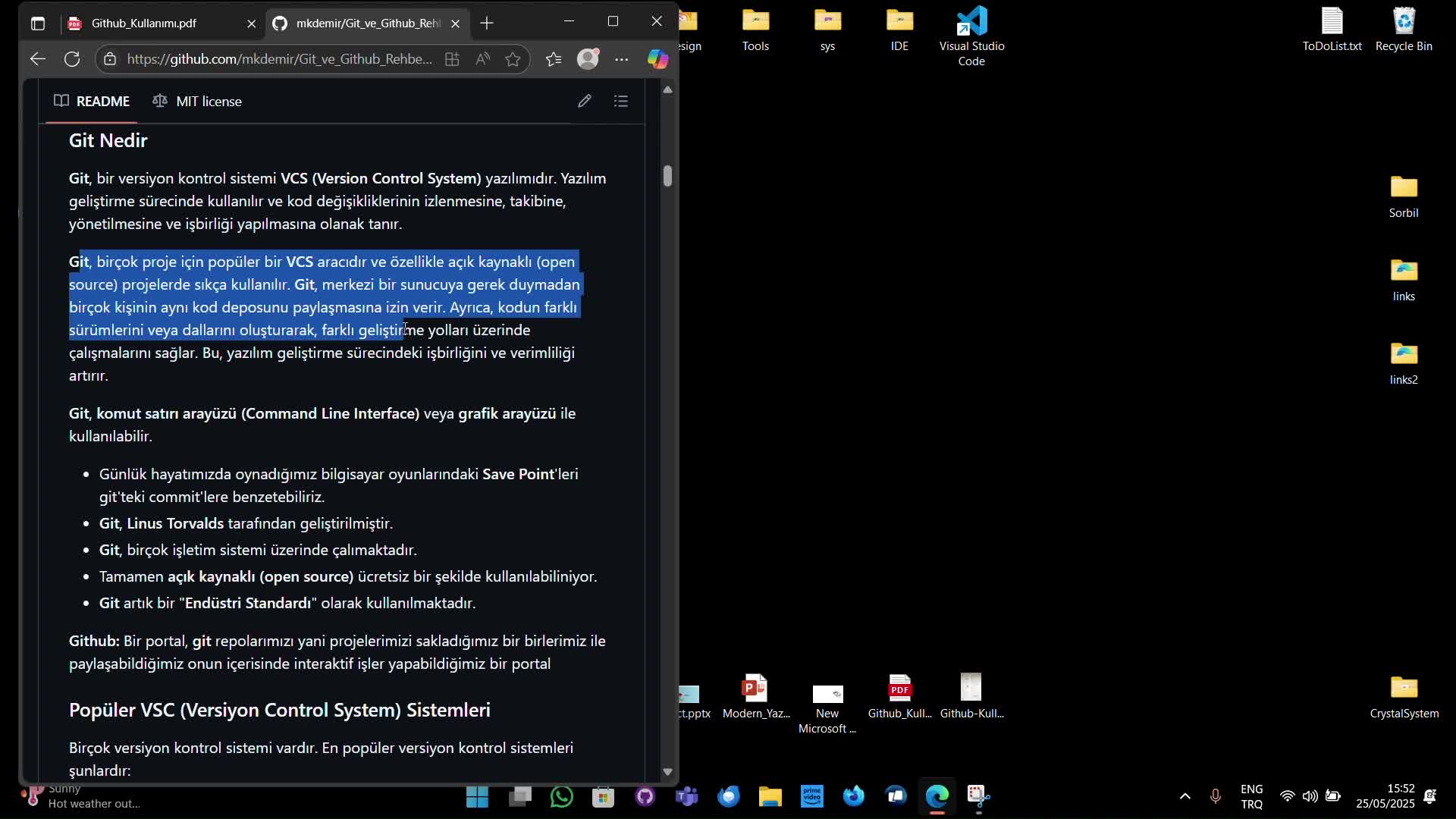 7- Github Kullanımı