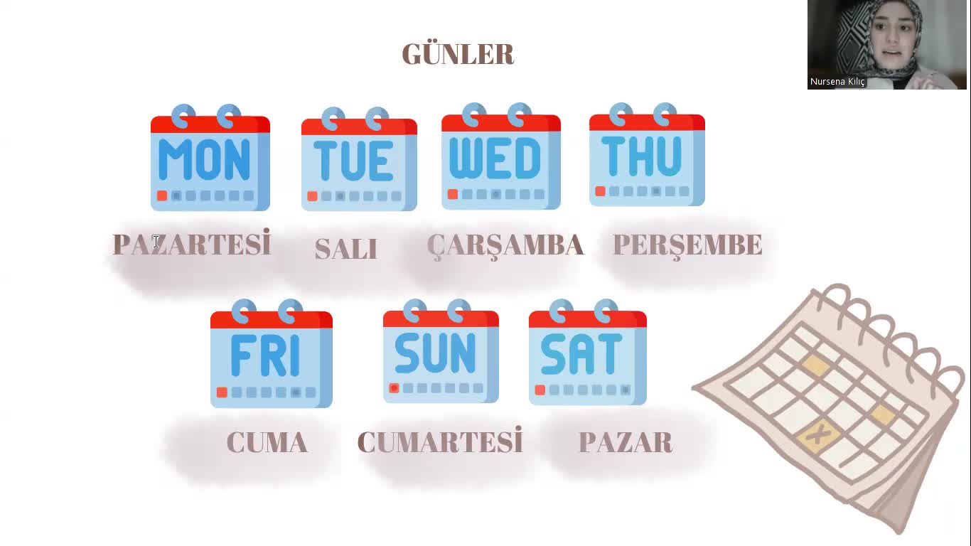 Ders - 11 Günler, Aylar