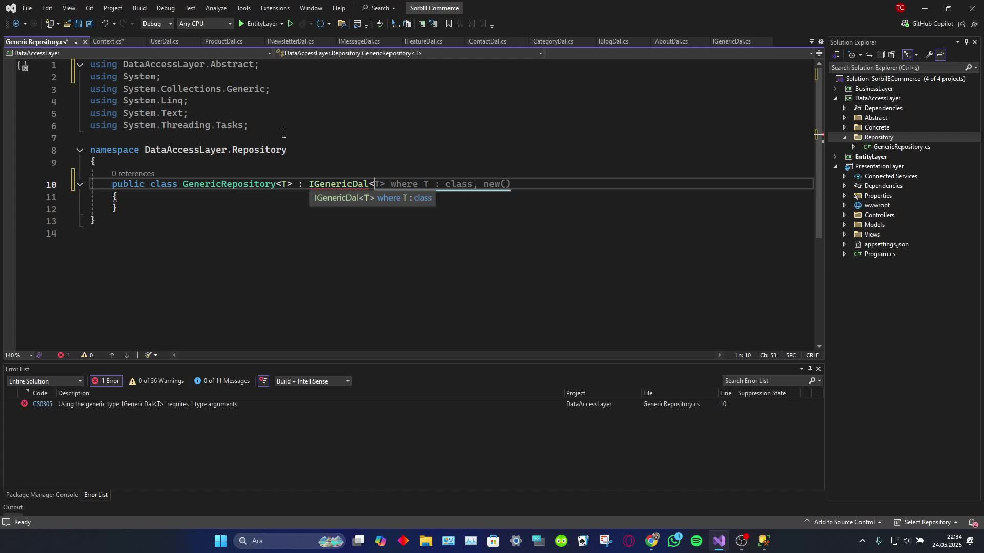 23- Repository Design Pattern'in Uygulanması