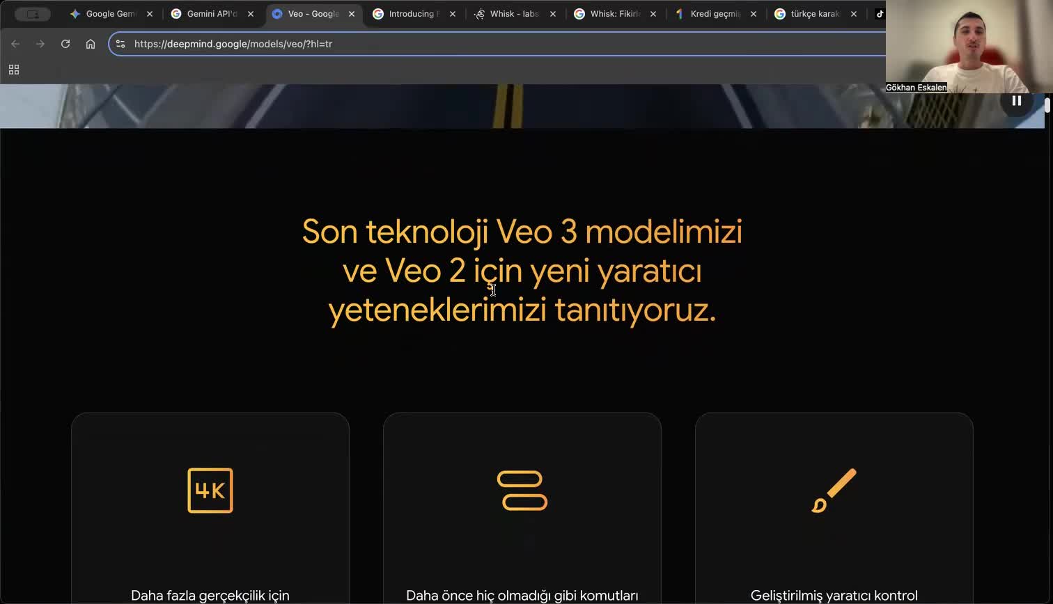 9- Gemini Video Oluşturma