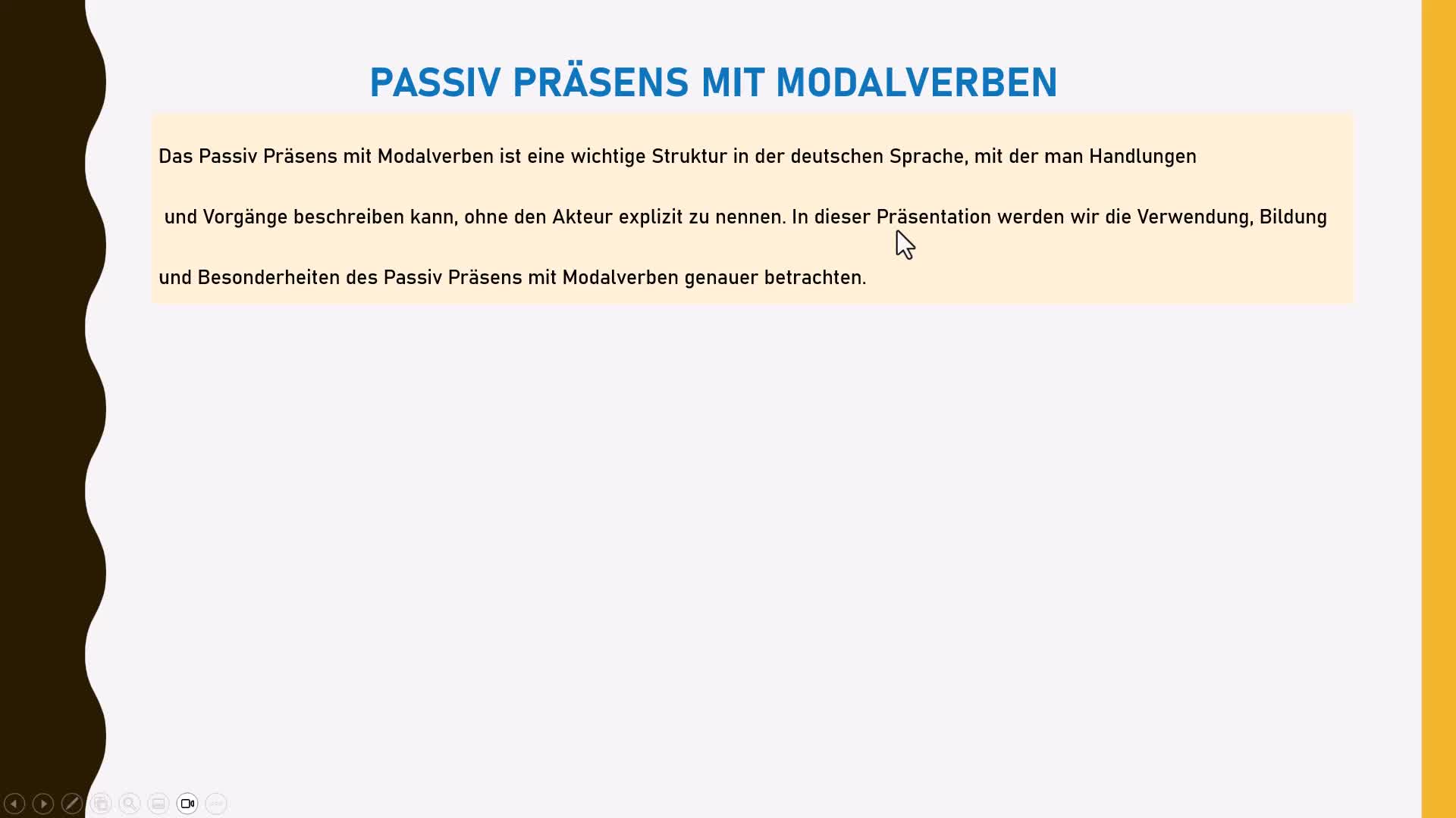 8. Passiv Prasens Mit Modalverben 