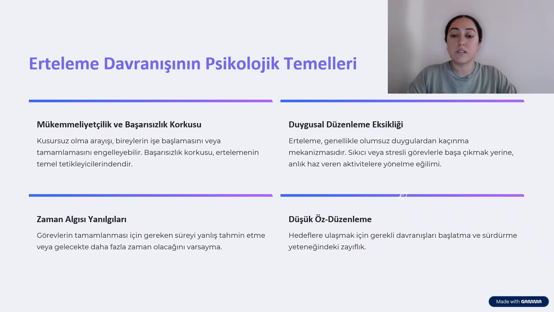 16 - ERTELEMEYİ AŞMA STRATEJİLERİ