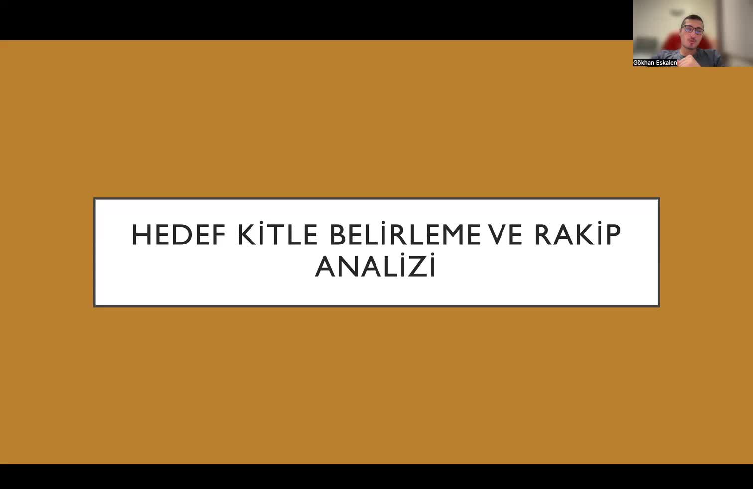 5- Hedef Kitle Belirleme ve Rakip Analizi