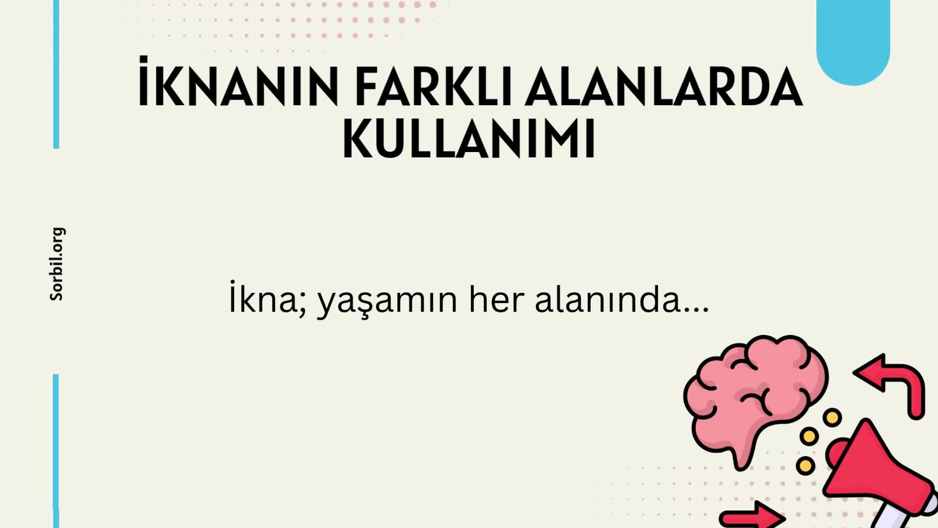 5 - İknanın Farklı Alanlarda Kullanımı