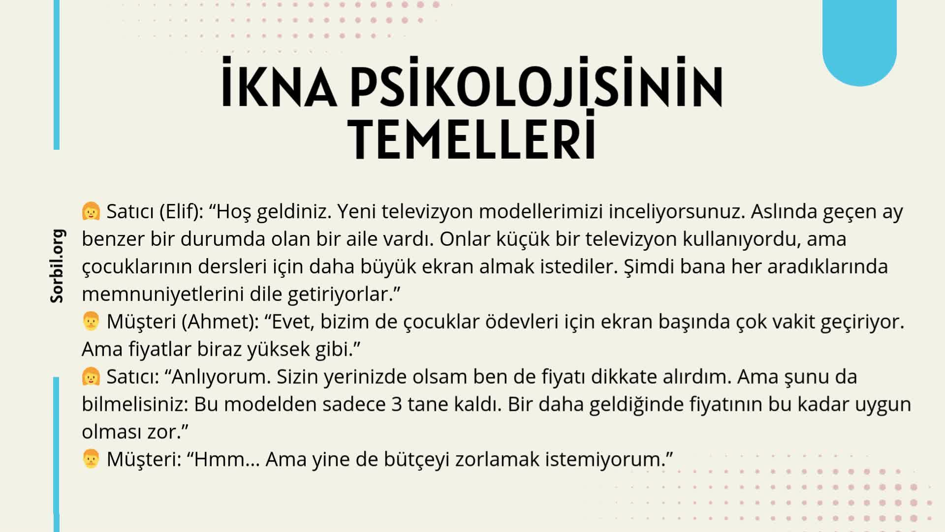 6 - İkna Eğitimi - Egzersizler