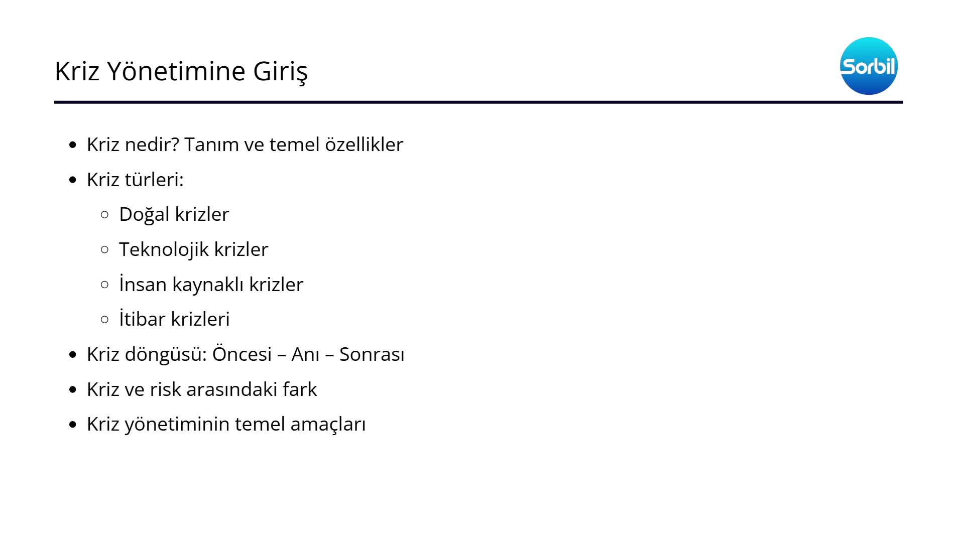 2- Kriz ve Risk 
