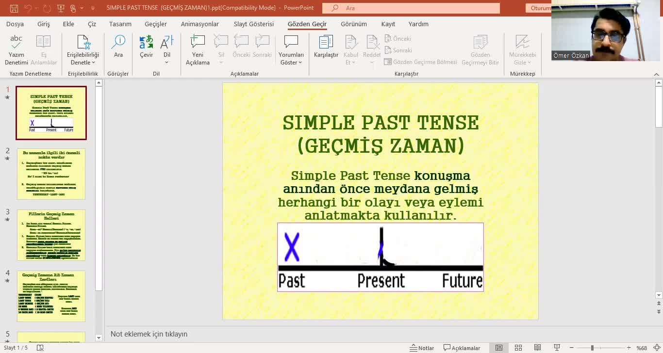  3. Simple Past Tense Bölüm 1