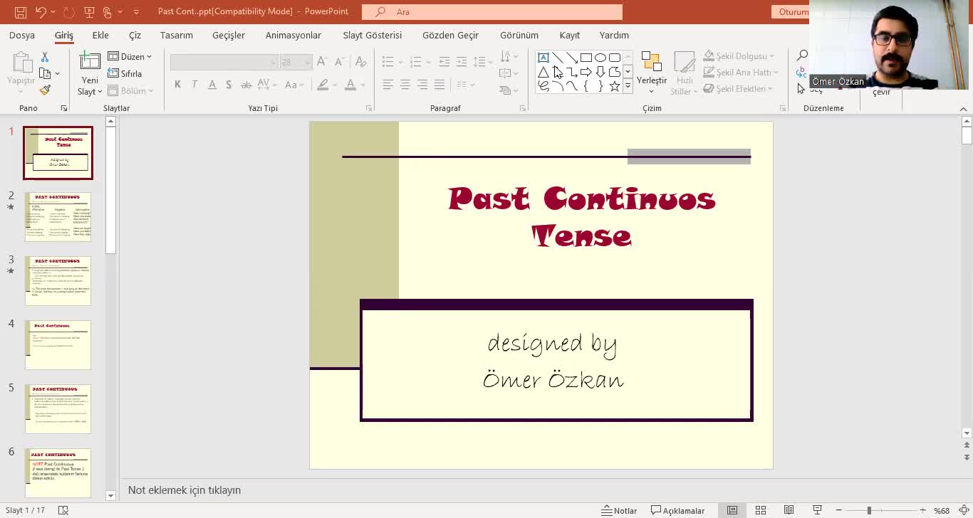 Past Continuous Tense