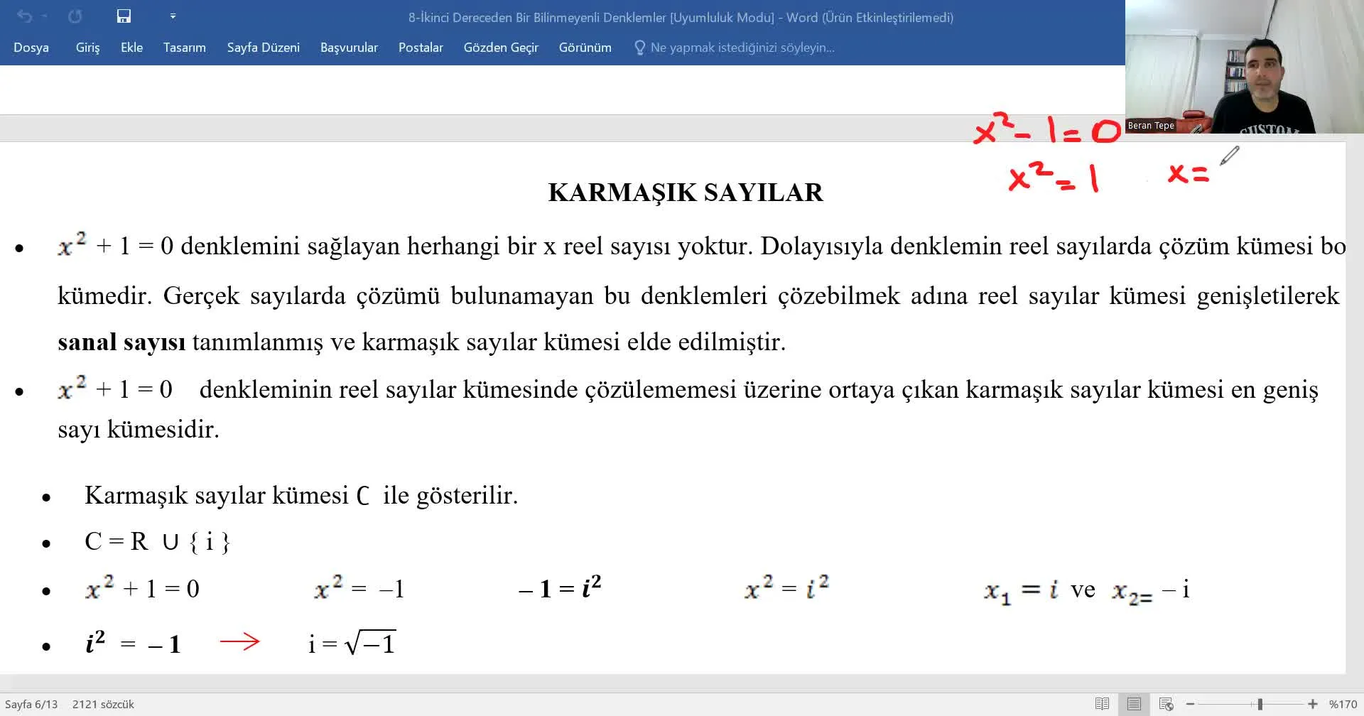 İkinci-Dereceden-Denklemler2-poster
