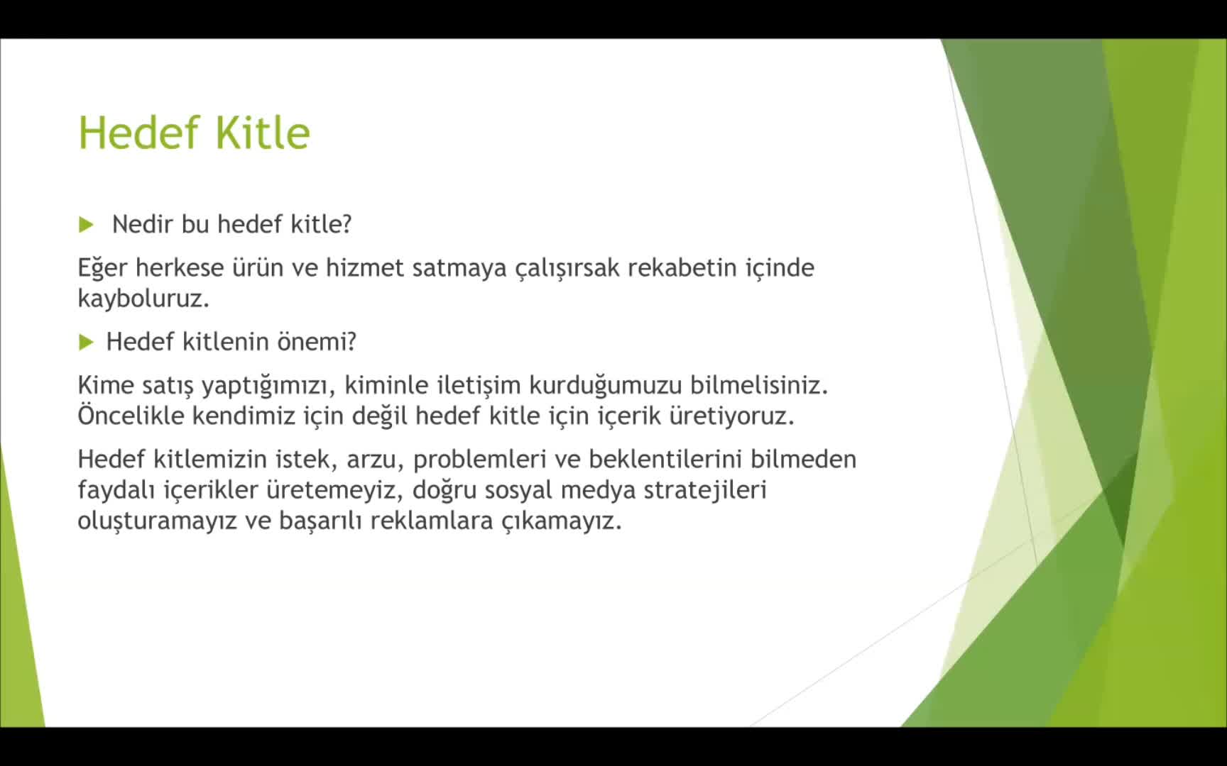 6- Hedef Kitle ve Instagram Reklamları 