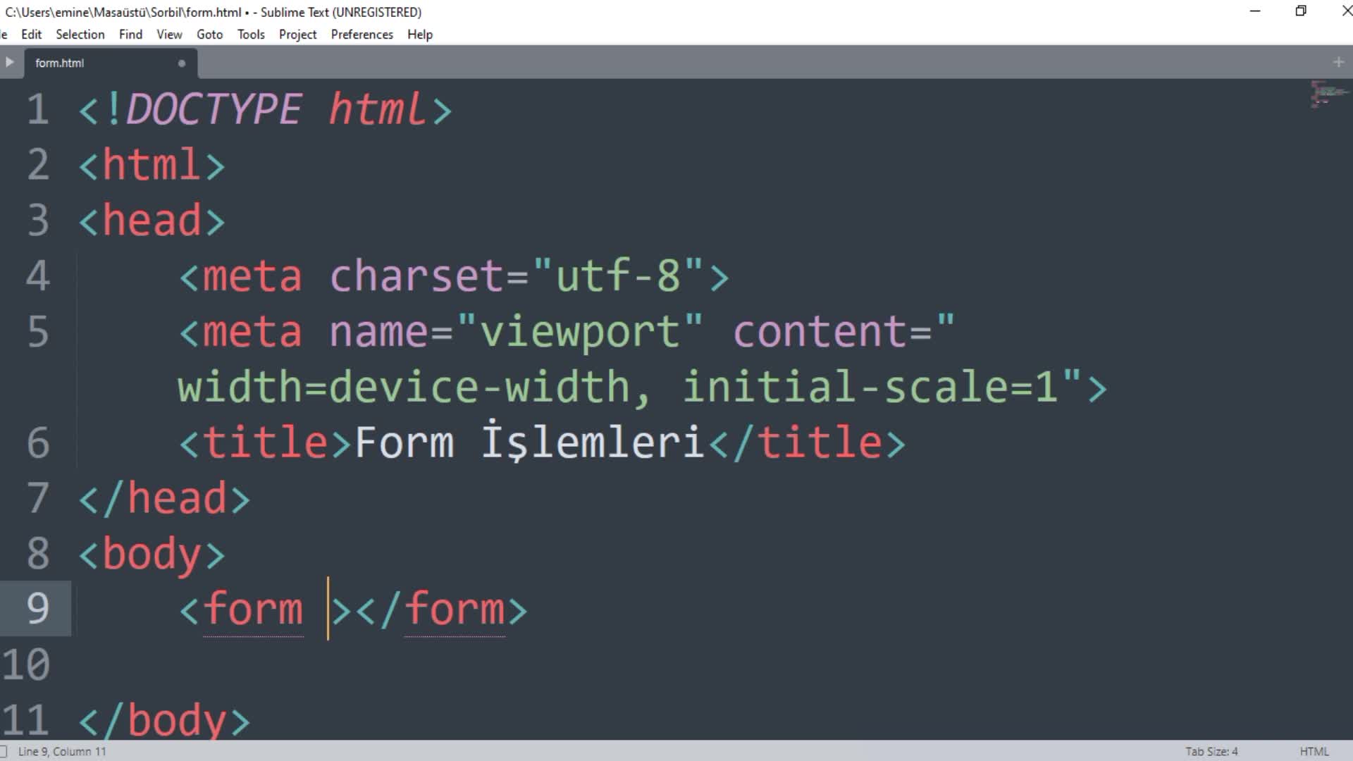 7. Formlar