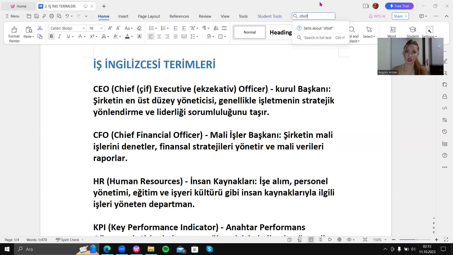 3- İş İngilizcesinde Kullanılabilecek Kısaltmalar